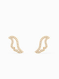 Petal Diamond Earrings by Tereza Bila 