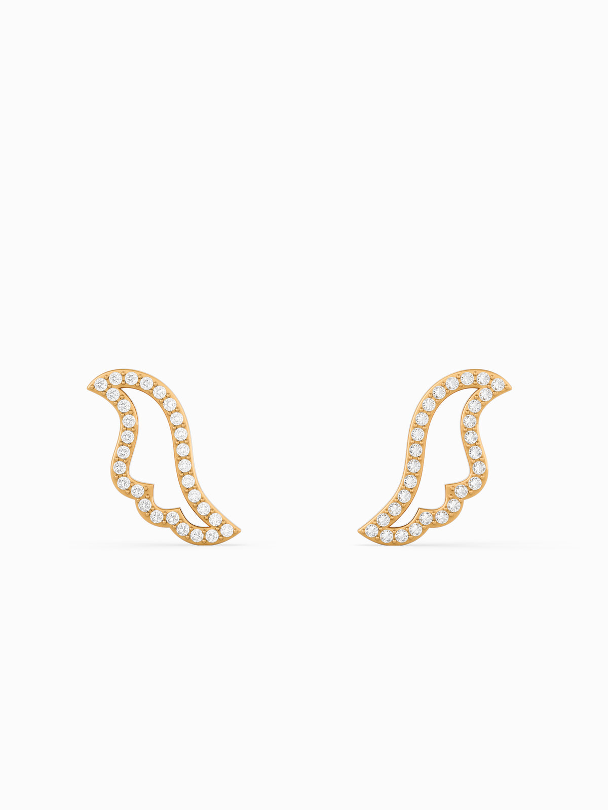Petal Diamond Earrings by Tereza Bila 