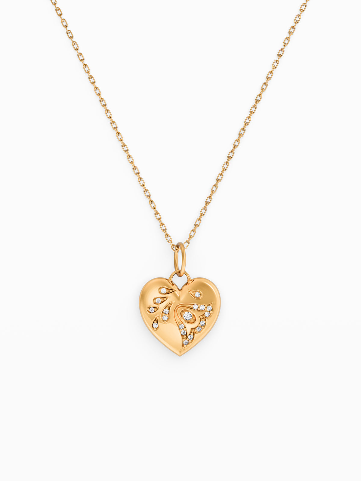 Tulip Heart Necklace
