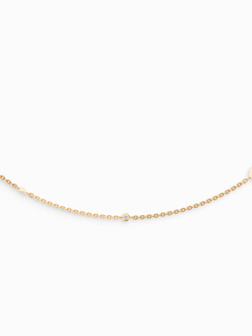 Petal Diamond necklace